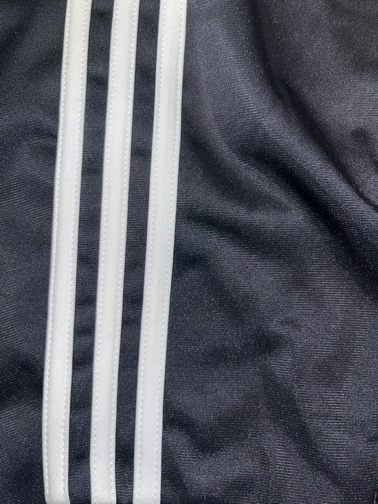 adidas Black Track Jacket with White Stripes - Picture 8 of 8